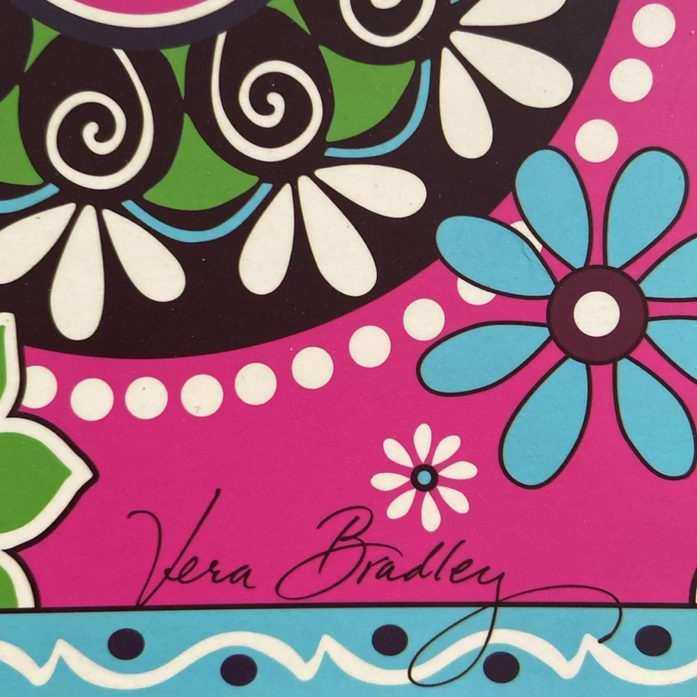 Vera Bradley Cupcake Pink Office Campus Notepad Agenda Planner With New Gel Pen